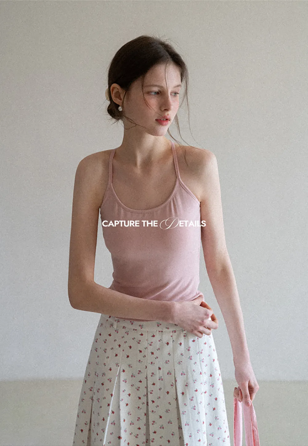 Slim Fit Tank Top with Thin Straps