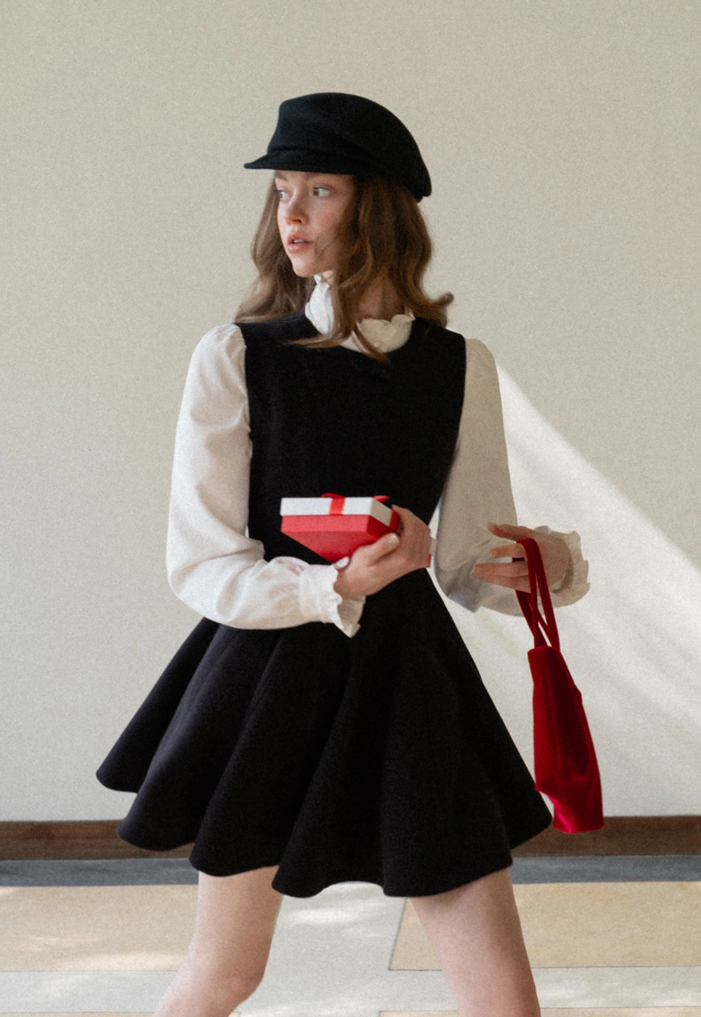 A-Line Dress with Bow Detail