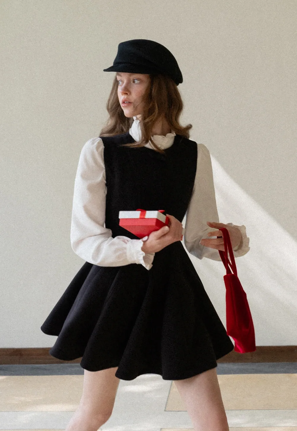 A-Line Dress with Bow Detail