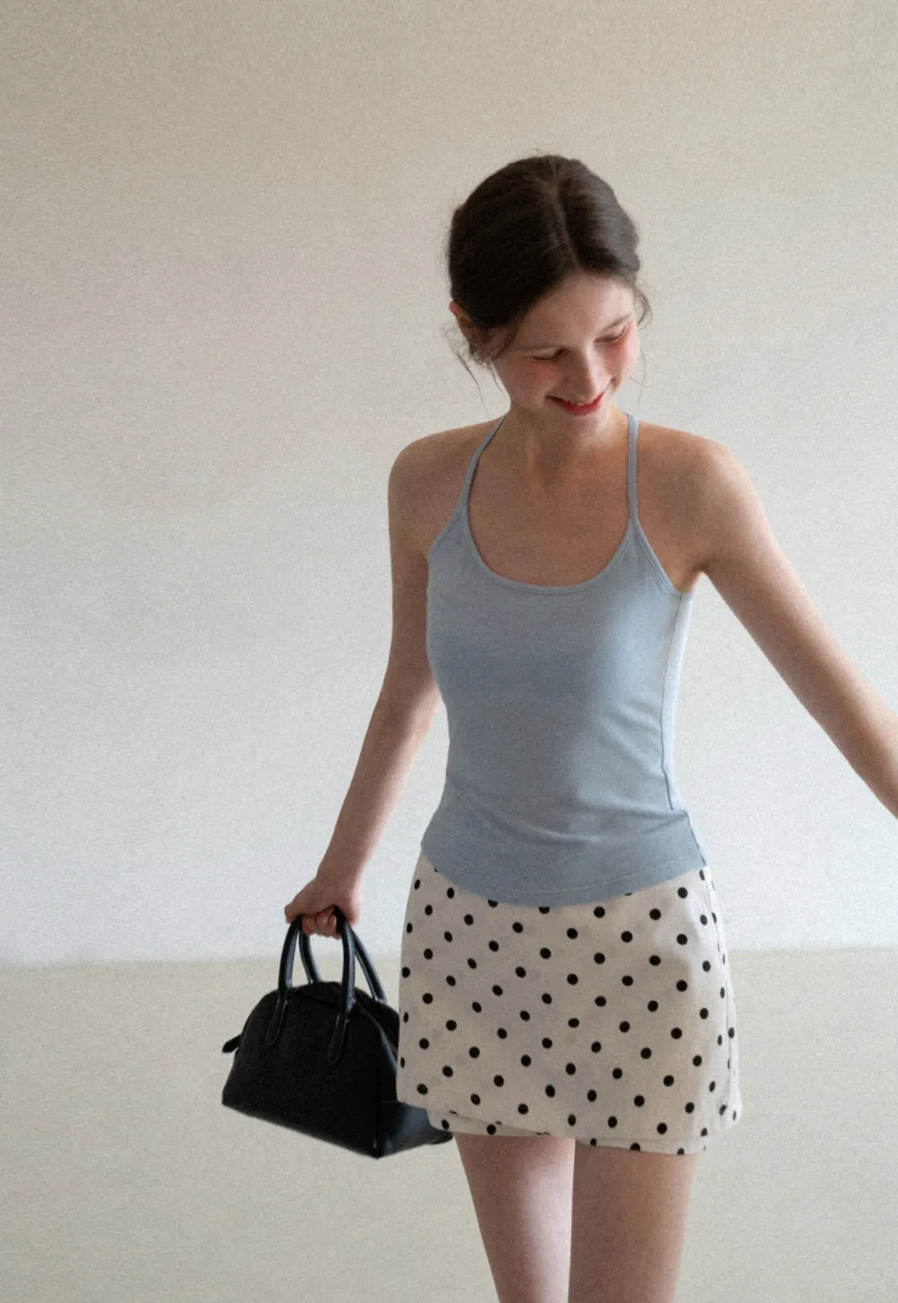 Slim Fit Tank Top with Thin Straps