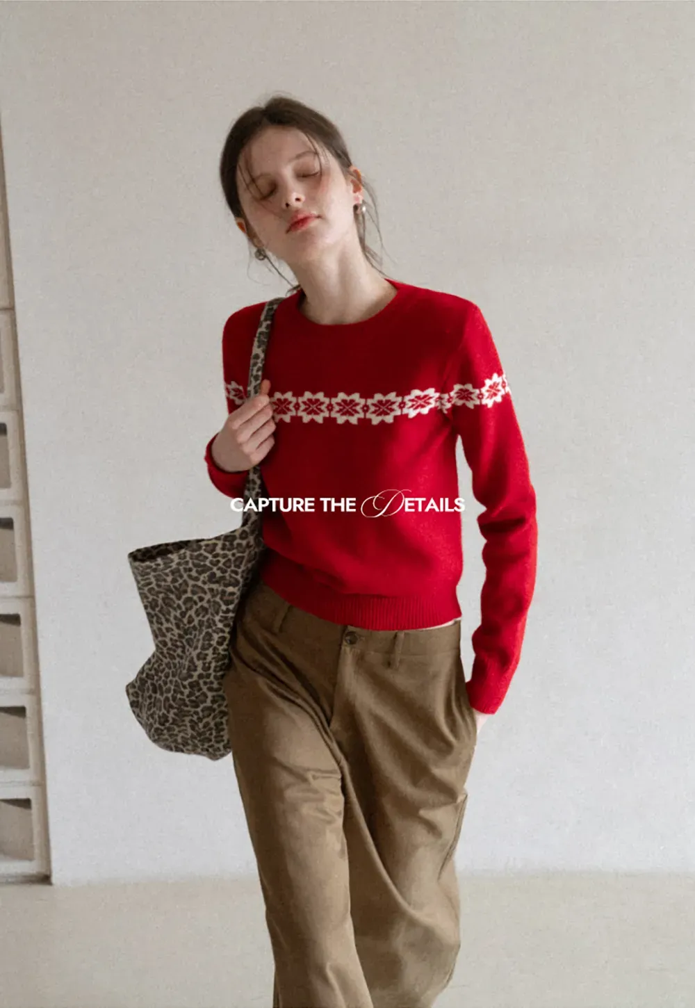 Wide leg casual pants with front pockets and relaxed fit