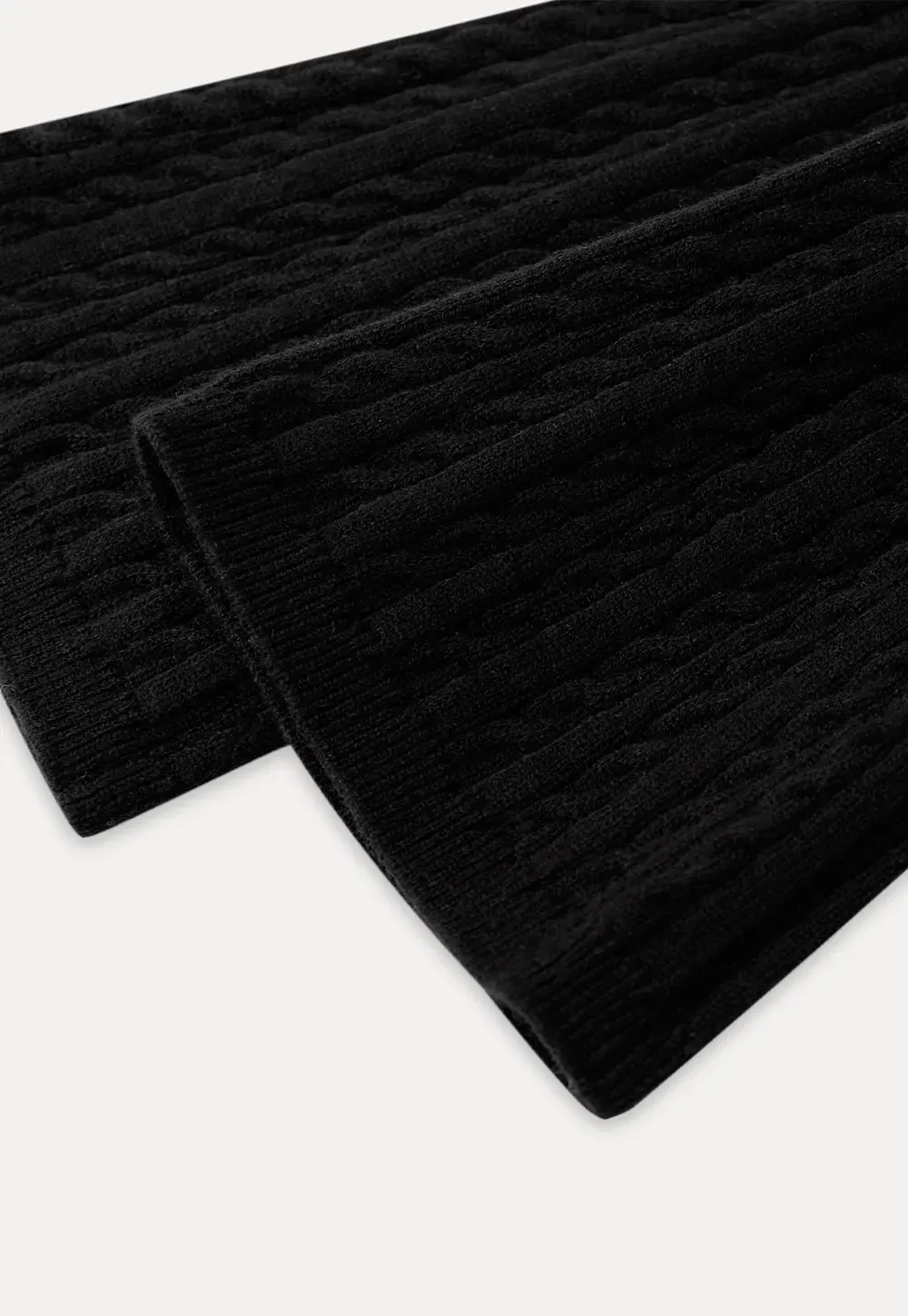 Elegant Cable Knit Flare Dress