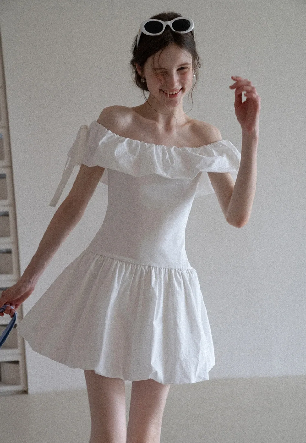 Women’s Cute Off Shoulder Ruffle Dress