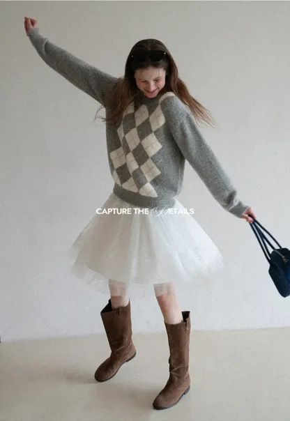 fluffy layered tulle skirt with elastic waistband