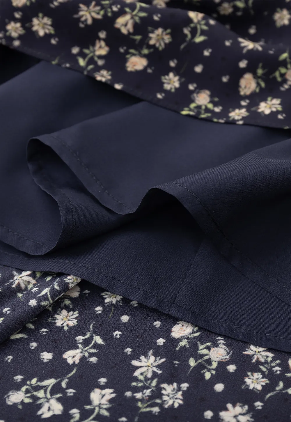 Floral Print Slip Dress with Thin Straps and Asymmetrical Hem