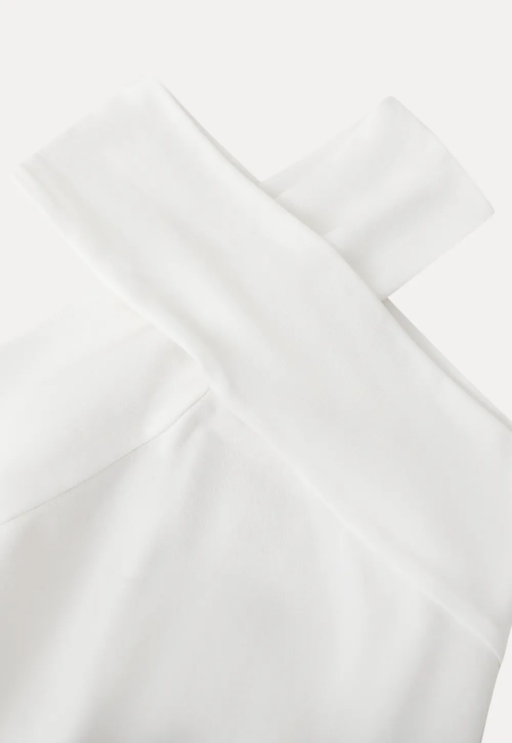 Halter Neck A Line Midi Dress with Pleated Skirt