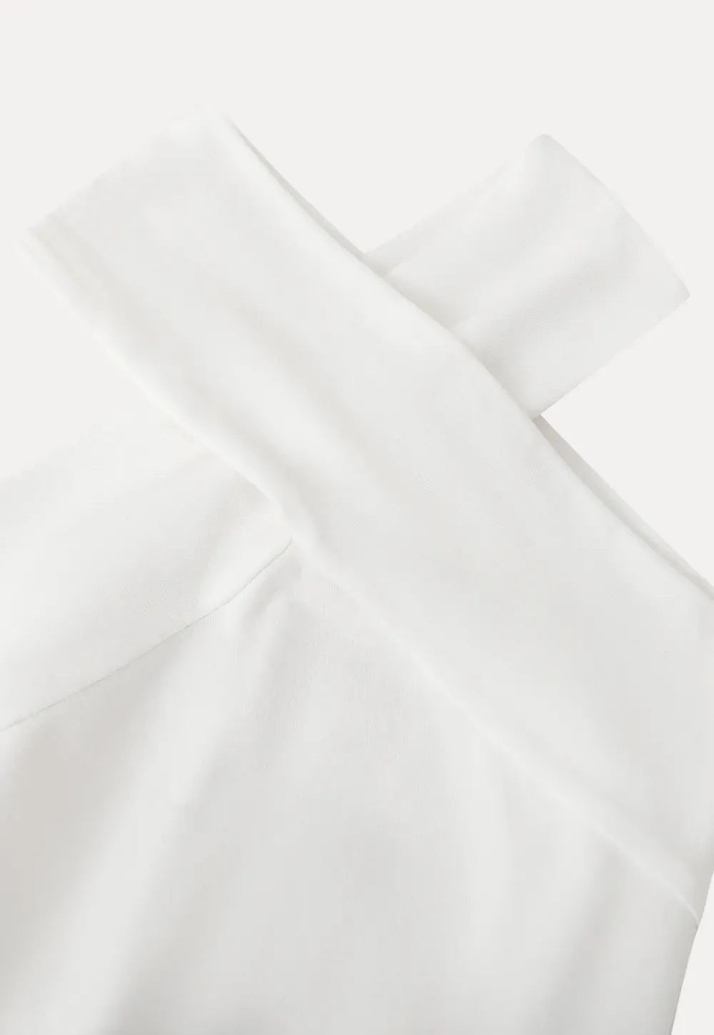 Halter Neck A Line Midi Dress with Pleated Skirt