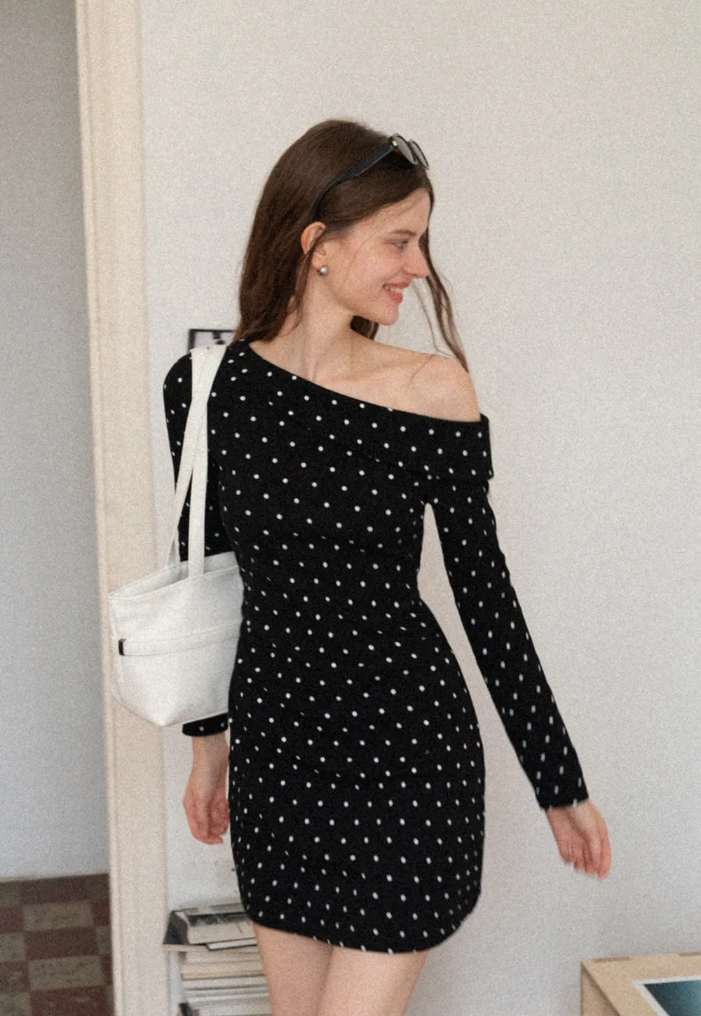 One-Shoulder Bodycon Mini Dress