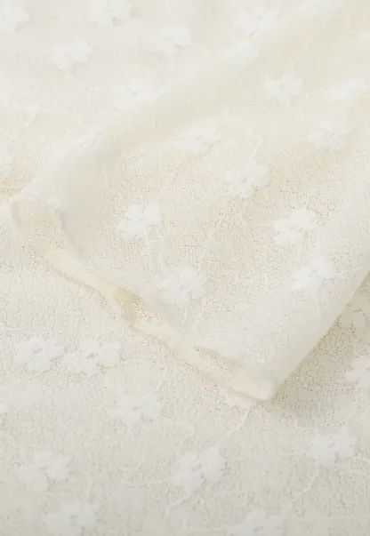 Sheer Star Print Long Sleeve Top