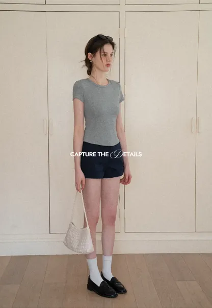 Short Sleeve Crew Neck T Shirt