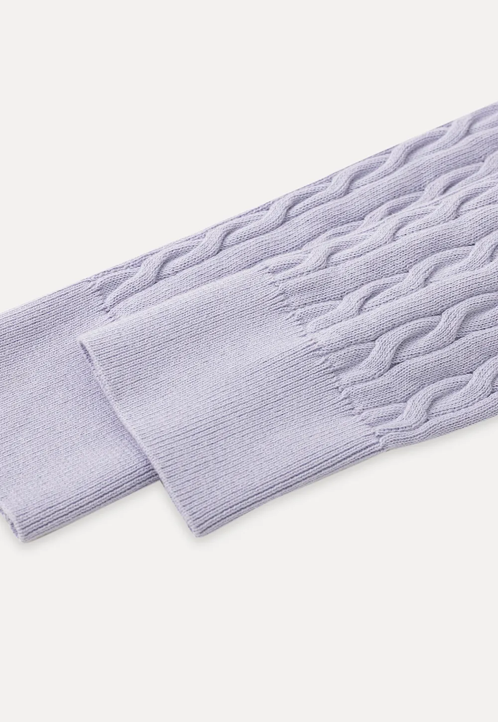 Cable Knit Long Sleeve Sweater Top