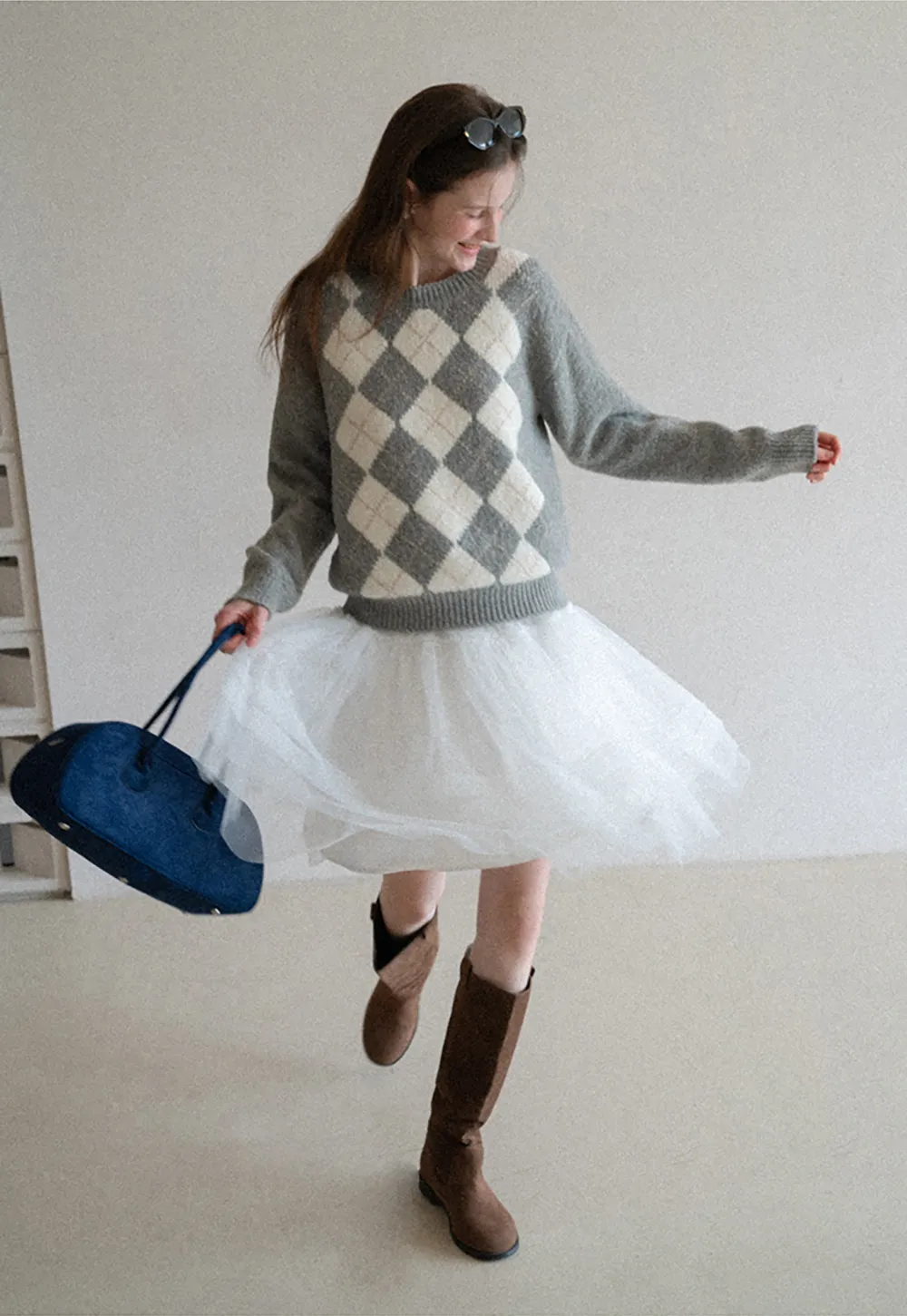 fluffy layered tulle skirt with elastic waistband