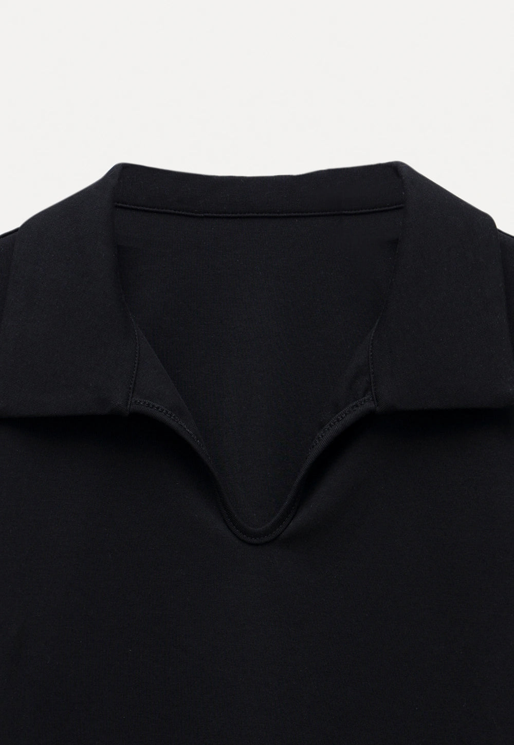 Collared V-Neck Tee