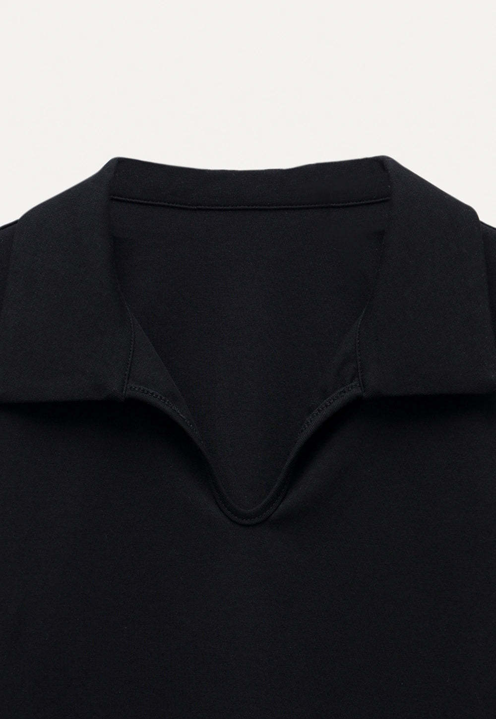 Collared V-Neck Tee