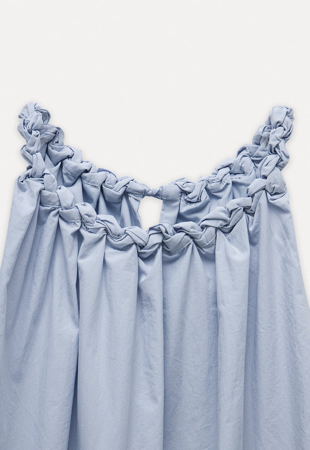 Braided Strap Bubble Top