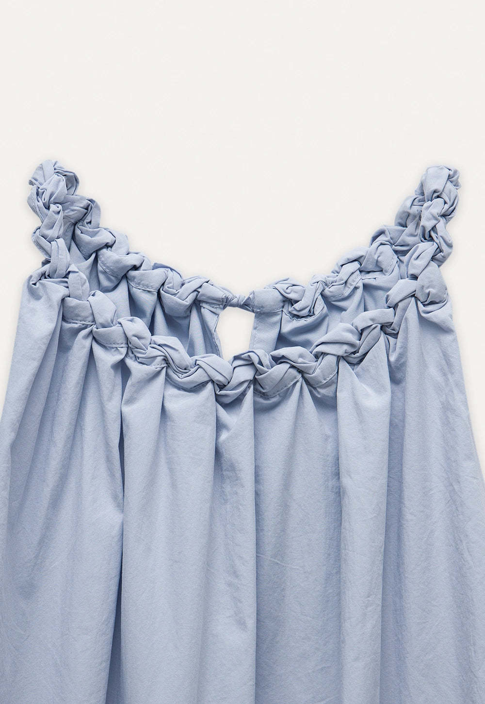 Braided Strap Bubble Top