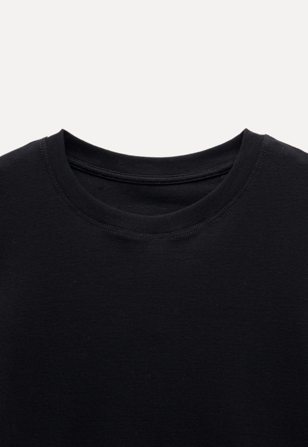 Lace Trim Fitted T-Shirt