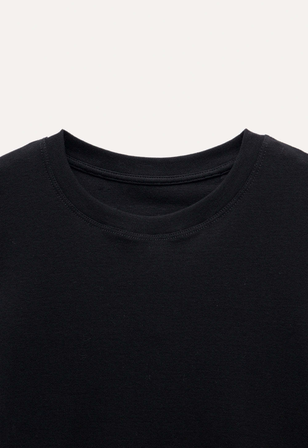 Lace Trim Fitted T-Shirt