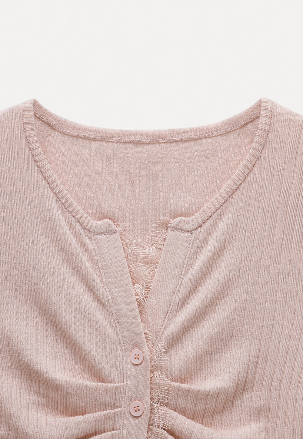 Ruched Button Front Tee3