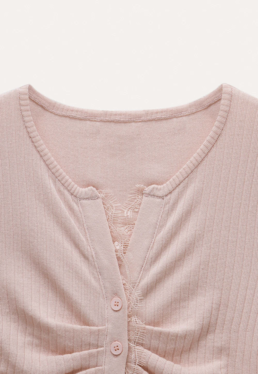 Ruched Button Front Tee3