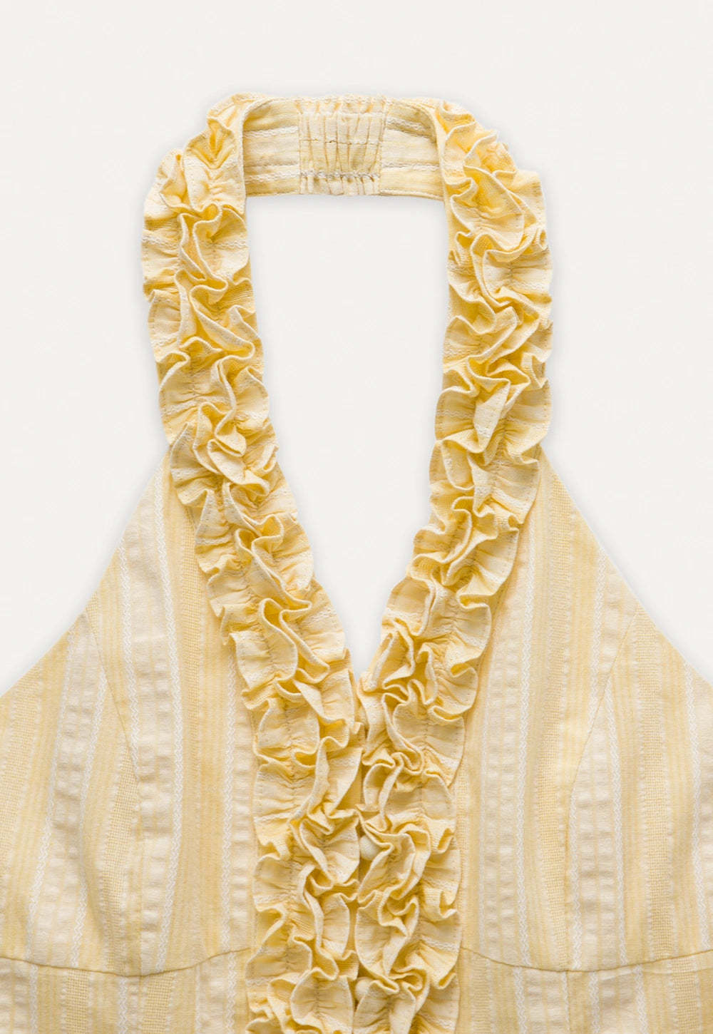 Women's Ruffle Halter Top