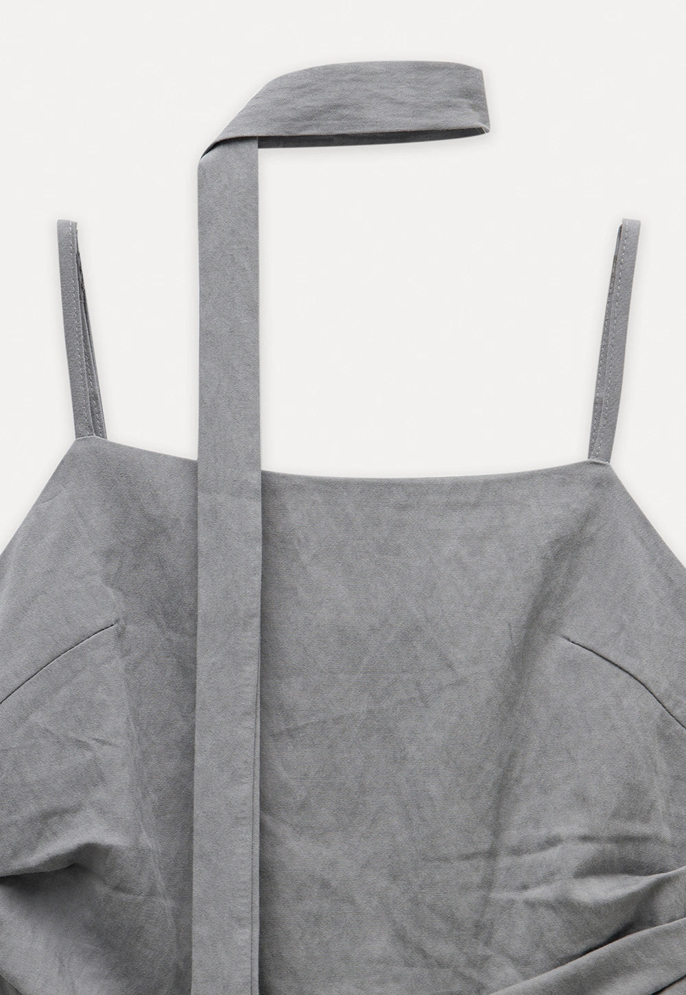 Women's 2 Piece Set – Asymmetrical Strap Top and Wide Leg Pants Outfit