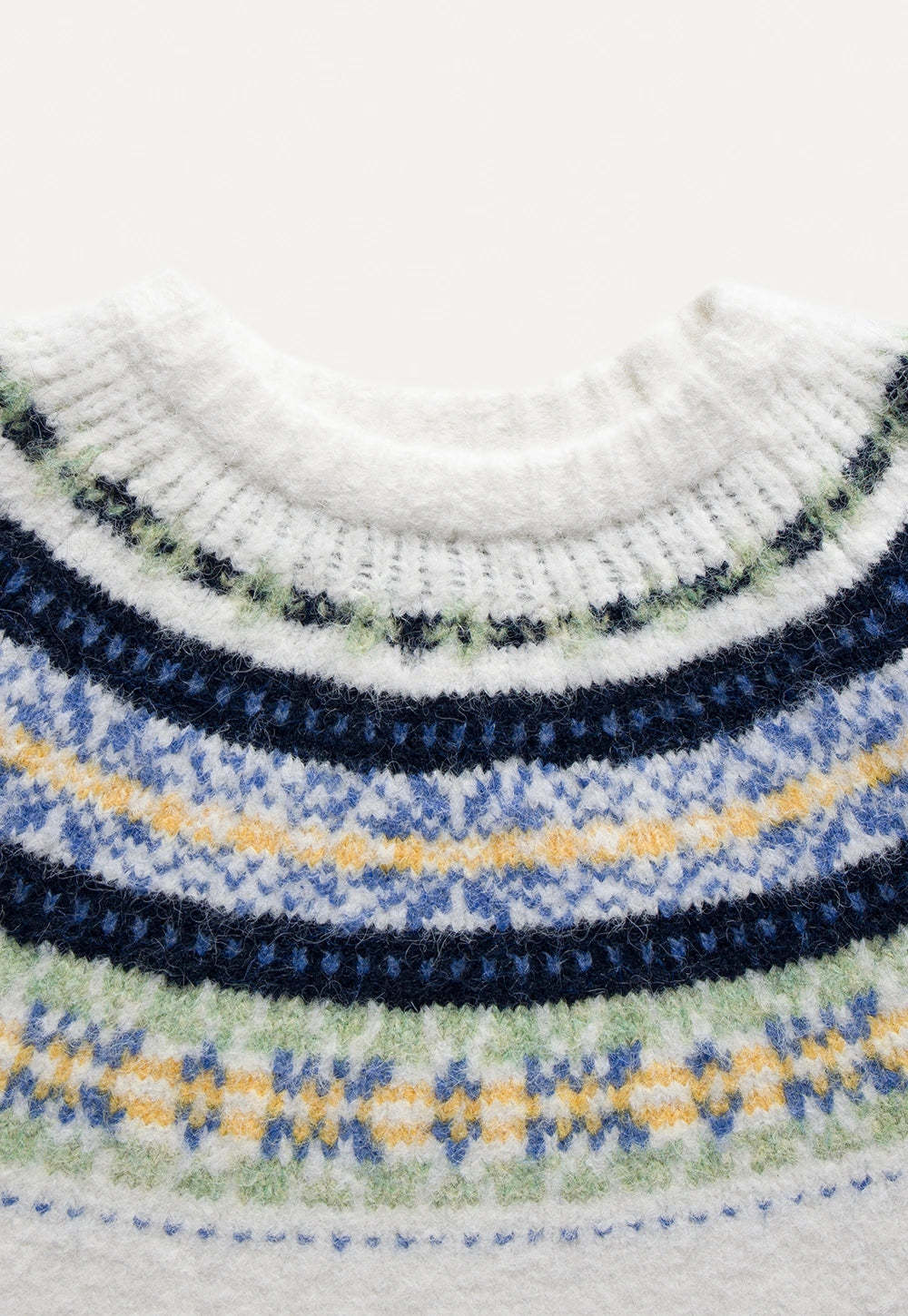 Women's Fair Isle Crew Neck Sweater