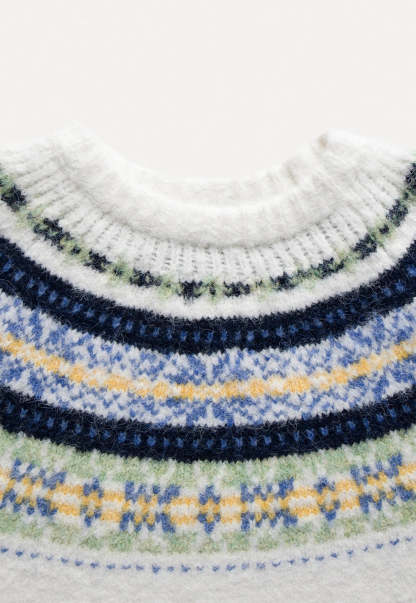Women's Fair Isle Crew Neck Sweater