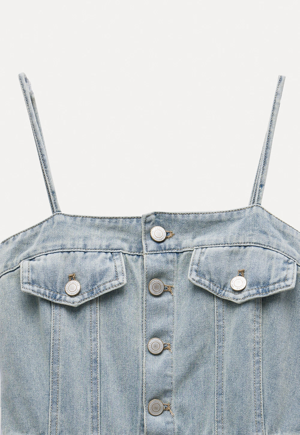 Women’s Denim Button Front Midi Dress with Belt