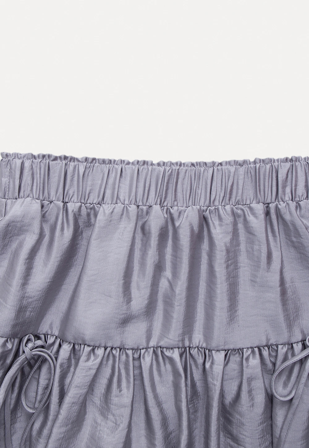 Tiered Bubble Mini Skirt
