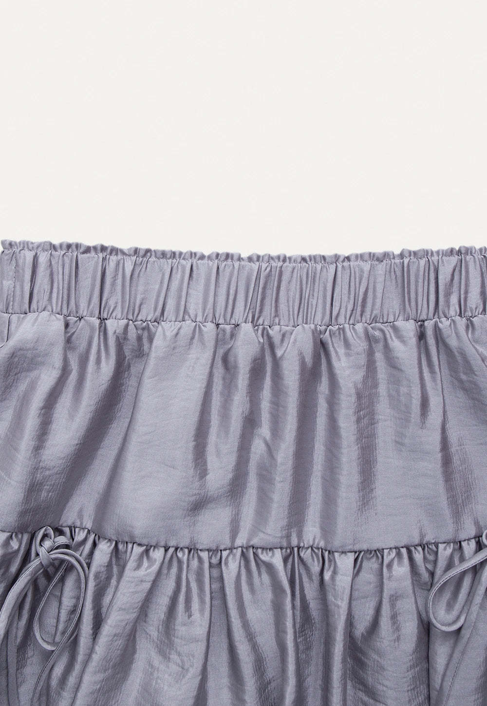 Tiered Bubble Mini Skirt