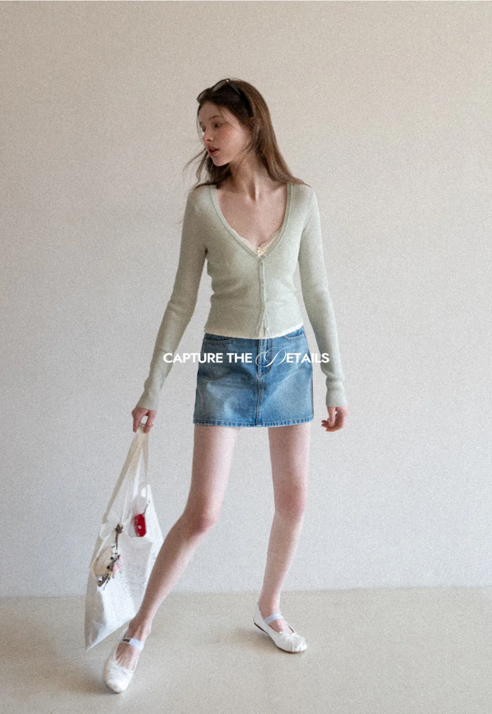 Lightweight Ribbed Knit Cardigan with Open Front