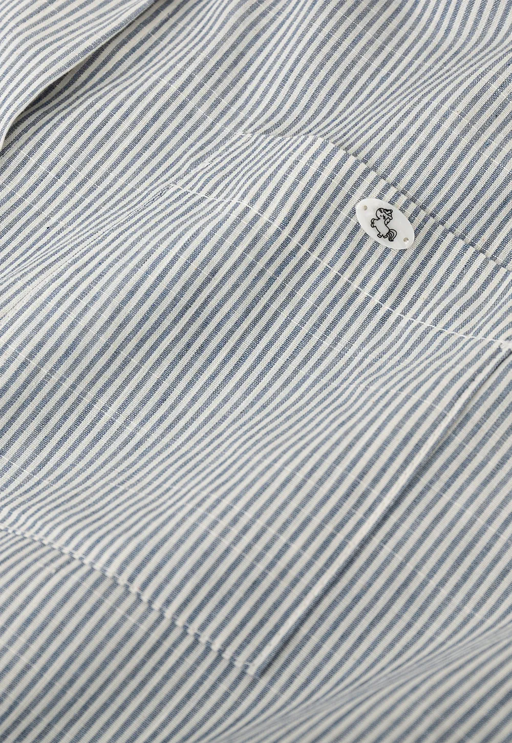 Striped Shirt with Belt and Lace Trim Tank Top