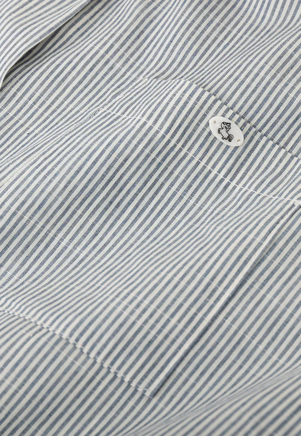 Striped Shirt with Belt and Lace Trim Tank Top