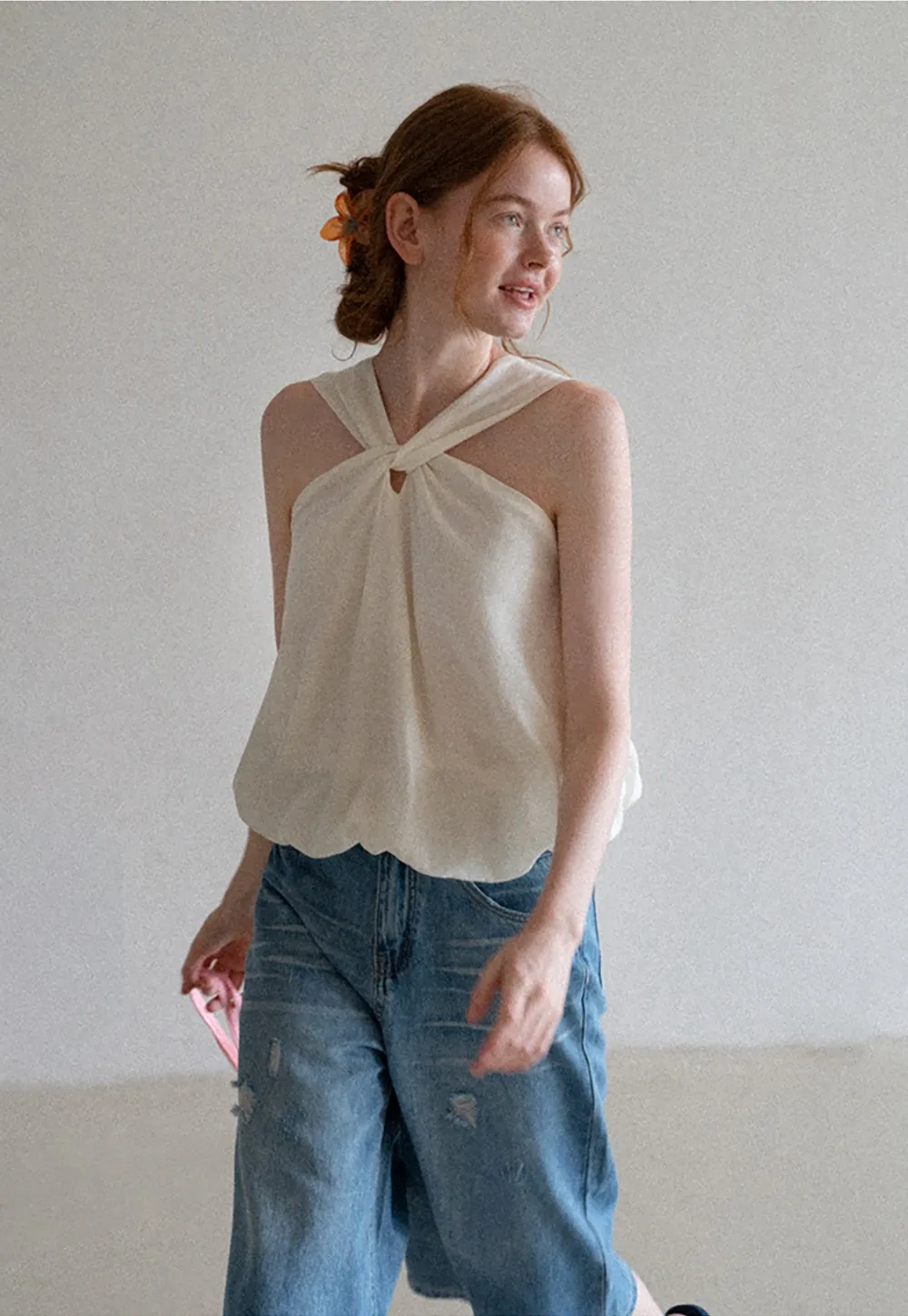 Women’s Twist Halter Top