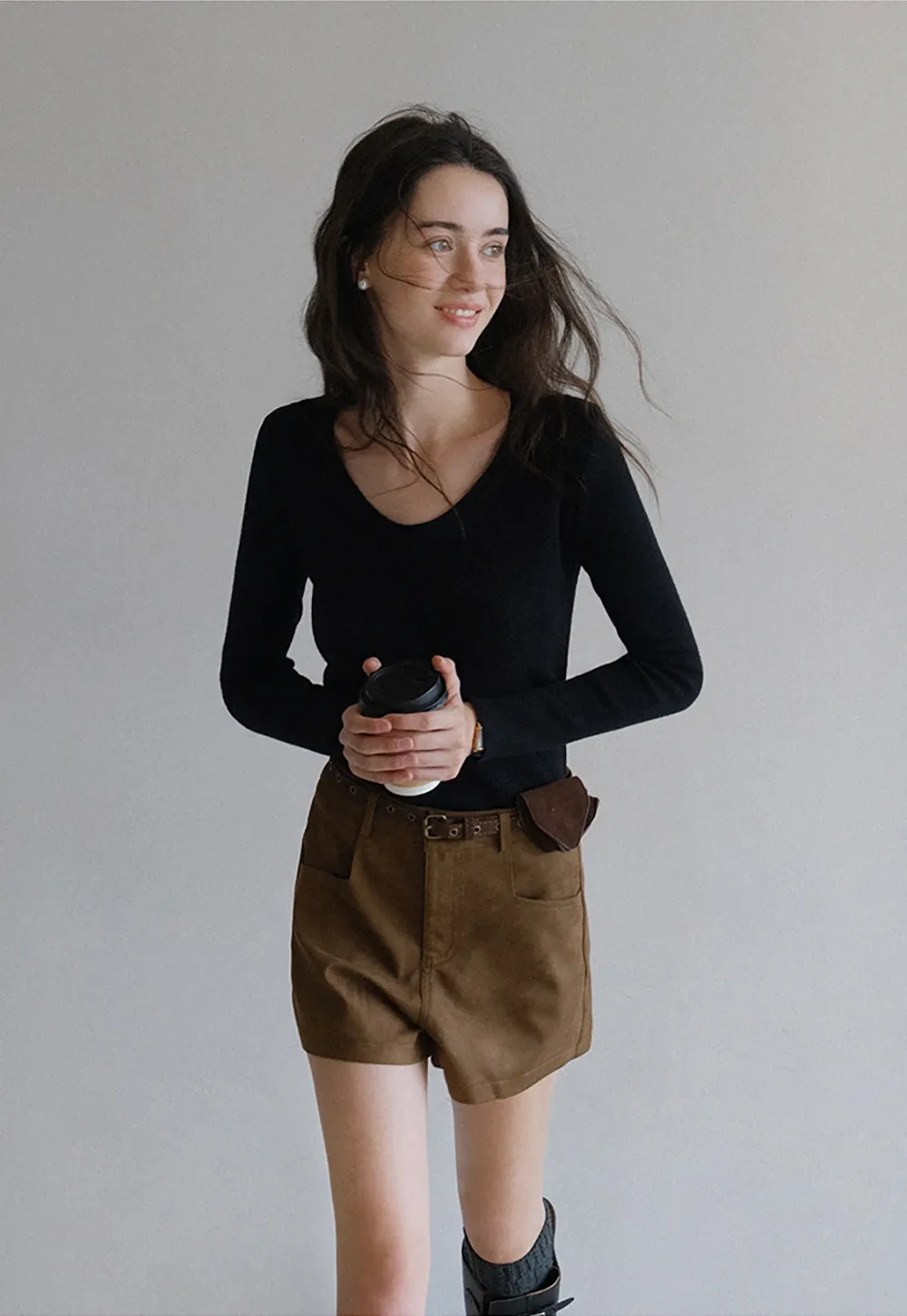 Basic Crew Neck Knit Sweater