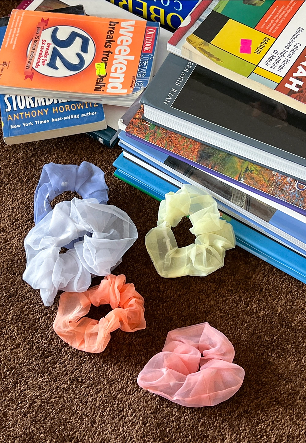 Transparent Chiffon Hair Tie