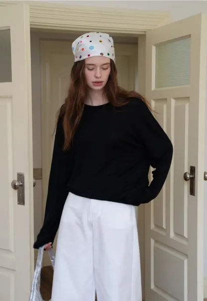 Sheer Lightweight Long Sleeve Tee