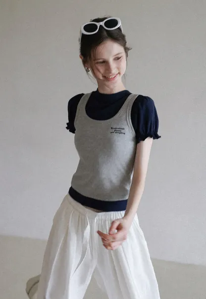 Women's Casual Loose Fit Pants with Elastic Drawstring Waist