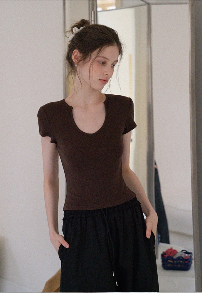 Drawstring Wide-Leg Pants