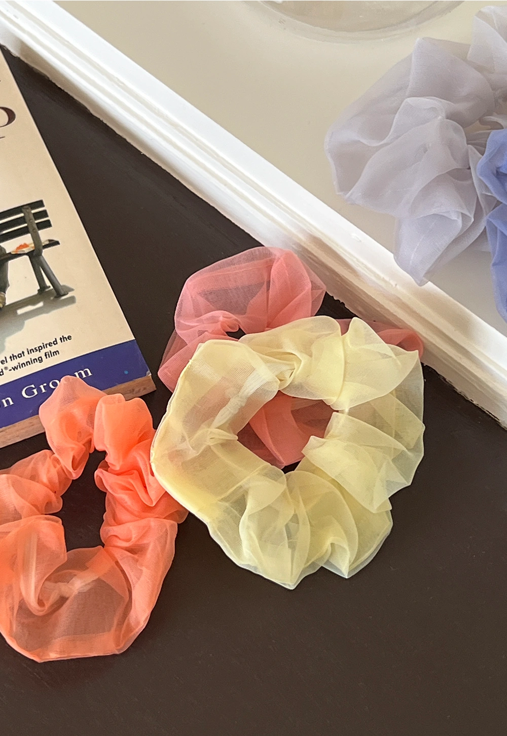 Transparent Chiffon Hair Tie