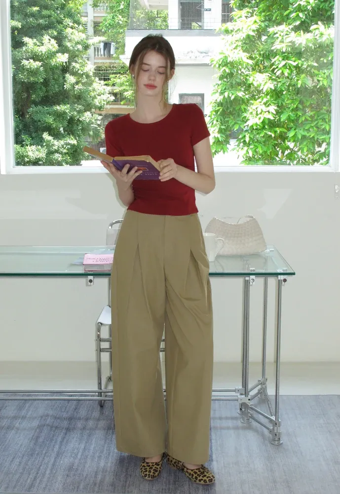 Women’s Backless Tie Short Sleeve Top