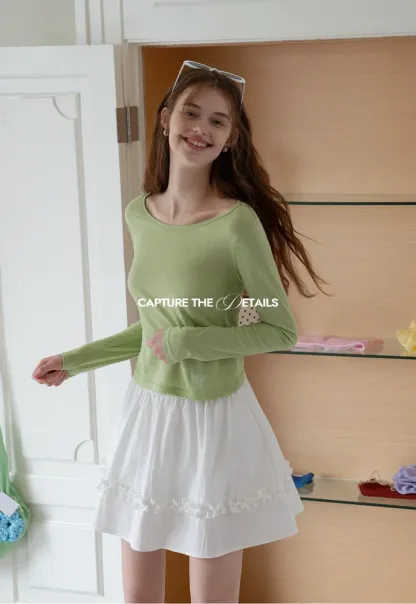 Women’s Cropped Long-Sleeve Tee