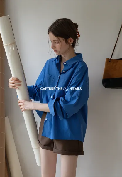 Boxy Two-Pocket Shirt