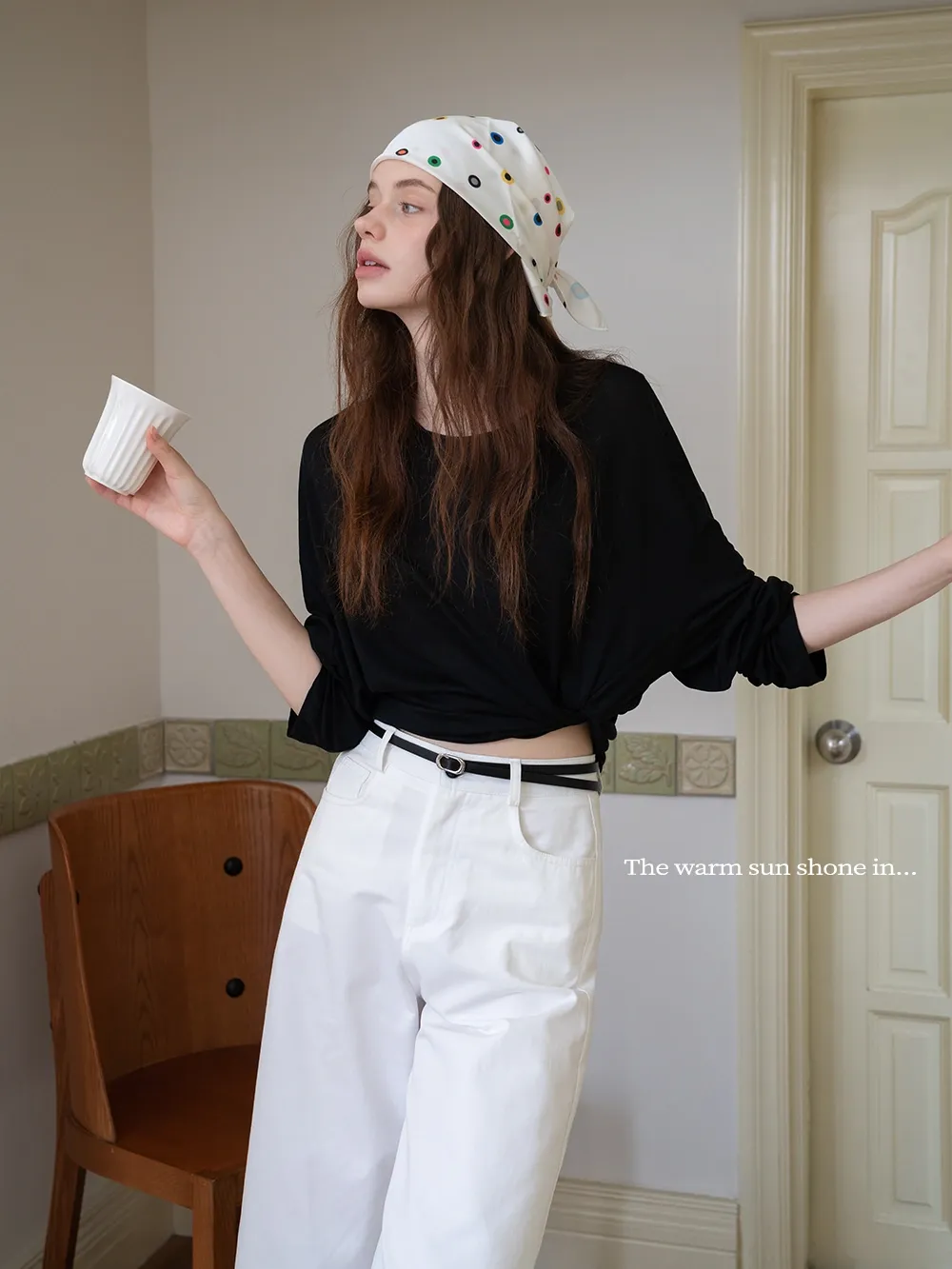Sheer Lightweight Long Sleeve Tee