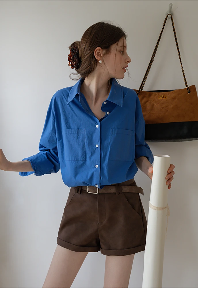 Boxy Two-Pocket Shirt