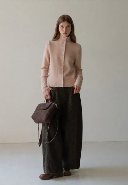 Leopard Print Wide Leg Pants