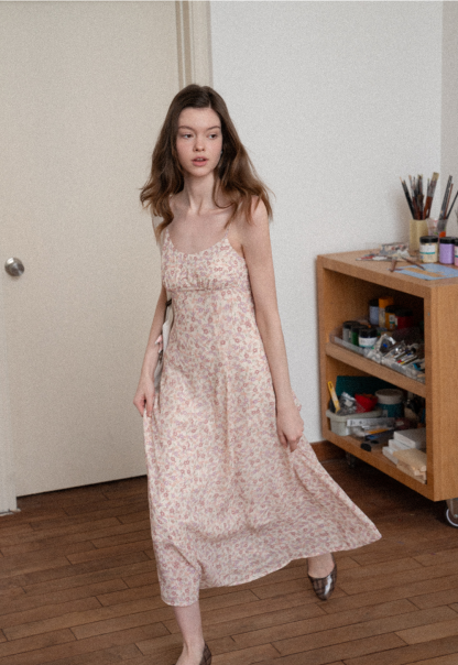 Floral Print Sleeveless Mini Dress