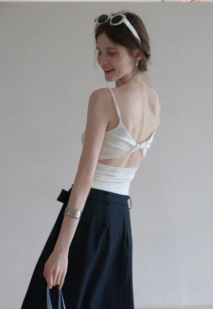 Women’s Twist Knot Cutout Cami