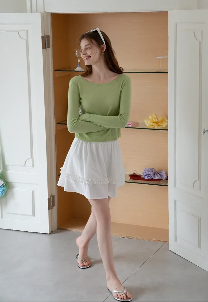 Women’s Cropped Long-Sleeve Tee